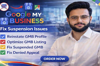 reinstate suspended gmb and fix google business profile suspension