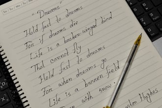 handwrite letter,notes and custom handwriting