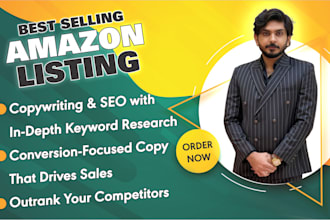 write amazon product listing description, do amazon SEO listing optimization