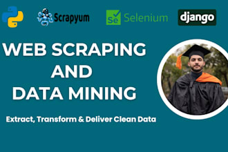 do advance python web scraping data extraction and data mining