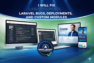 laravel bugs, errors, deployments and custom modules