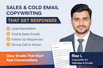 create sales and cold email copywriting that gets responses