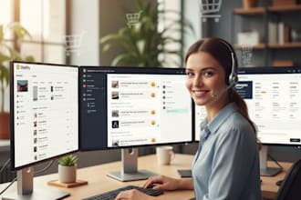 provide e commerce customer support expert  shopify, amazon, email and live chat