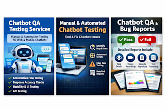 test your chatbot manually and with automation for accuracy and flow