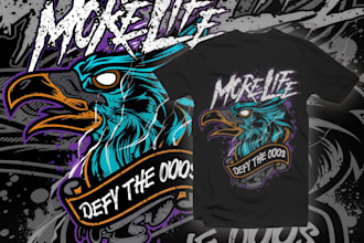 design a high quality streetwear tshirt logo for you