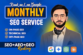 do complete monthly on page SEO services to rank website on google