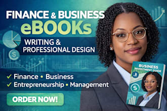 professional finance, business, entrepreneurship and management content or ebook