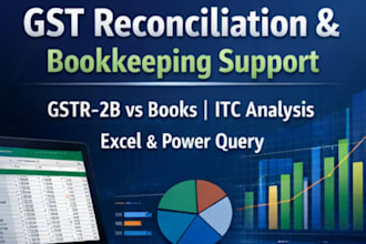 create excel and power query automation for gst and accounting