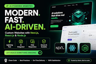 build a professional website for your ai startup or saas business