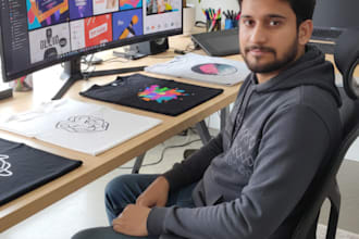 provide graphic design for social media, print, branding, logo and resume