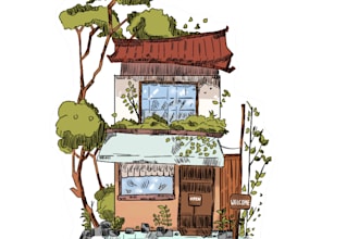 create original digital illustrations and stickers