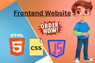 create static html, css and js website