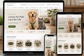 design pet acessories shopify store pet store pet supplies shopify website