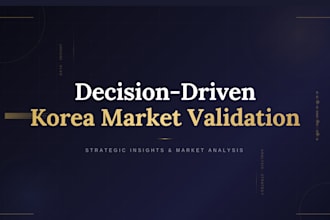 validate your korea market entry with evidence based research and onsite