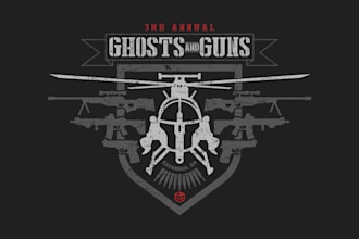 design professional army, tactical military, or skull logo