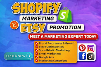 promote shopify store etsy promotion shopify marketing to boost shopify sales
