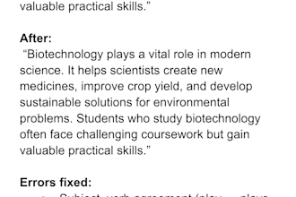 proofread and edit your content for grammar and clarity