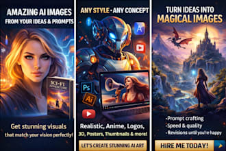 generate high quality ai images from your ideas and prompts