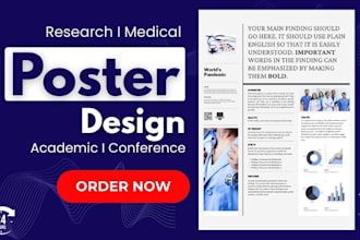 design medical academic and scientific research posters