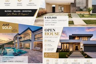 design real estate social media posts for realtors