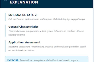 provide expert written explanation of organic mechanisms