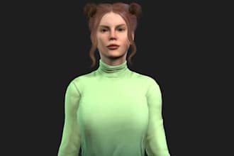 craft 3d character from photo, metahuman character, xsense 3dmodel, rig3d, vrml