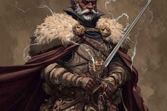 illustrate your ttrpg oc, vtm, fantasy, dnd character art