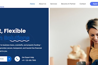 build a loan website, mortgage website, business loan, and payday loan finance w
