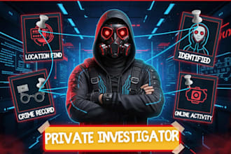 provide osint social media, global background, and criminal record checks