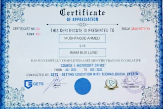 design professional certificates in word and powerpoint