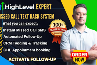 do go high level missed call text back automation gohighlevel follow up workflow