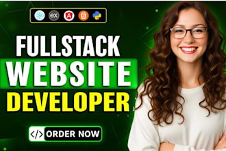 do website development as full stack developer react js PHP laravel developer