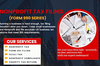 prepare and file your nonprofit tax return form 990, 990 ez, or 990 n