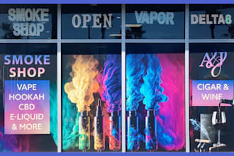 design outstanding window graphics, storefront for you