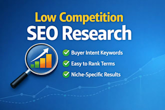 do SEO keyword research with low competition and buyer intent
