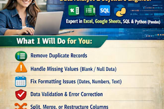 clean and organize your excel data