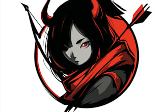 make logo designer anime, fantasy
