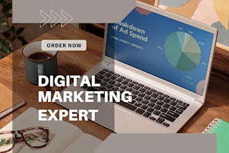 be your digital marketing manager for b2b b2c startups and provide consultation