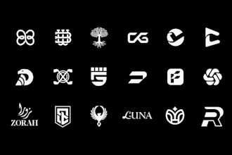 design minimal logo mark to grow your business