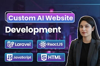 develop ai powered website with chatbot