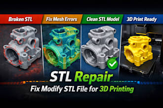stl repair fix modify stl file for 3d printing mesh repair