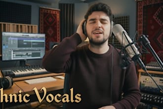 sing middle eastern ethnic vocals for your project