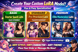 train a lora for chroma,  ai influencer model or flux, sdxl, pony