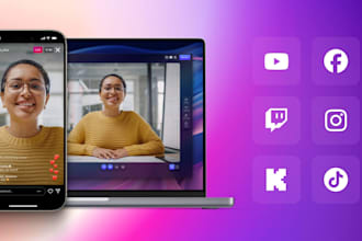 develop livestreaming app, video conferencing, screen sharing app with webrtc
