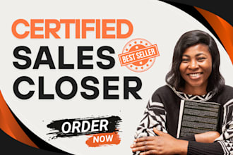 close sales and convert leads for startup businesses worldwide as a salesperson