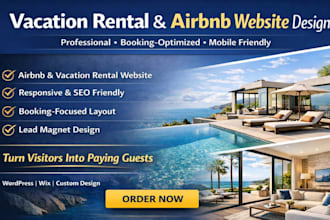 build vacation rental website, short term rental, hotel, airbnb website