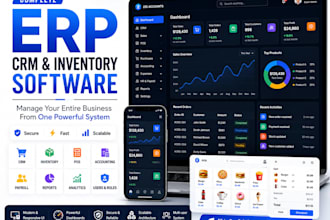 develop erp CRM inventory and accounting software