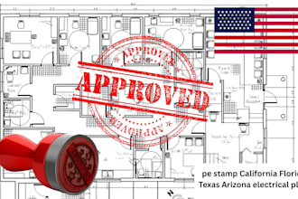 pe stamp california florida texas arizona electrical plan