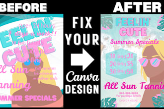 edit and redesign your canva post or flyer