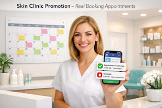 promote your skin clinic to get real booking appointments